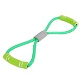 INGVY Extractor de pecho portátil de goma elástica expansora cuerda ejercicio gimnasio bandas de resistencia muscular pilates yoga cinturón deporte mujeres equipo de fitness (color: verde)
