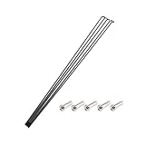 Guangcailun 15 piezas de radios de acero, suministros para bicicletas, accesorios para ciclismo, instalación práctica, 275MM