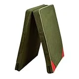 Esterillas de yoga plegables con asa portátil: esteras de esponja gruesas de 15 cm para práctica, educación física y formación de estudiantes, acabado en tela Oxford 60 x 120 x 5 cm