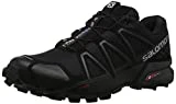 Salomon Speedcross 4, Zapatillas Hombre, Black Metallic, 44 EU