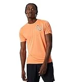 New Balance Camiseta de Manga Corta Hombre GR Impact Run Naranja
