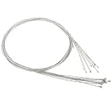 Drfeify Cable de Bicicleta de 10 Piezas, Cable de desviador de Bicicleta Duradero, Piezas de Repuesto de Cable de Cambio Interno para Bicicletas de montaña, Bicicletas urbanas