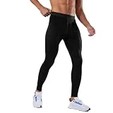 Mymyguoe Leggings deportivos para hombre, de invierno, con bolsillos, térmicos, transpirables, elásticos, para entrenamiento, fitness, correr, moto, esquí, gimnasio, ciclismo, correr, fútbol, yoga,