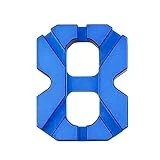 BOKIOESDE Llave para radios de bicicleta, herramienta de reparación de aleación de aluminio, Kit de repuesto para llanta, Azul