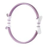 INGVY Anillo de pilates, anillo de yoga, fitness, ejercicio, suelo pélvico, entrenamiento de moldeo corporal, para gimnasio en casa, entrenamiento, deportes, pérdida de peso (color: morado)