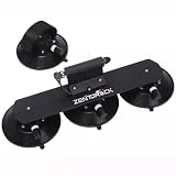 Portabicicletas con Ventosa Portabicicletas De Aleación De Aluminio De Liberación Rápida Portabicicletas Techo De Coche Portabicicletas Desmontable con Bolsa De Almacenamiento (Color : Schwarz, Size