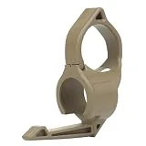 Sorrowso Linterna táctica multifuncional con anillo de nailon para linternas con clip de bolsillo, anillo de liberación de dedos portátil, anillo de liberación táctico