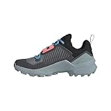 adidas Terrex Swift R3, Zapatillas Deportivas Mujer, Magic Grey/Core Black/Acid Red, 44 EU