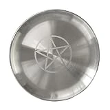 predolo Cuenco de Altar Dorado para rituales y decoración mística, Plata, Individual