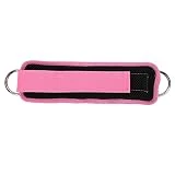 HYWHUYANG Correa de Tobillo para máquina de Cable, Ajuste cómodo Ajustable Correas de Tobillo Acolchadas de Neopreno para contragolpes de máquina de Cable Correas Acolchadas de Neopreno (Rosado)