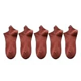 Invierno Calcetines 5 pares de calcetines atléticos for correr de corte bajo, calcetines suaves de algodón de alta calidad, calcetines con diseño que absorben la humedad for uso diario Calcetines Runn