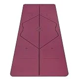 Liforme Esterilla de yoga original, bolsa de yoga incluida gratis, sistema de alineación patentado, agarre similar al guerrero, antideslizante, ecológico y biodegradable, resistente al sudor,