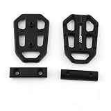 Estriberas Moto Clavijas De Pie Anchas Para Motocicleta, Pedales De Aluminio, Reposapiés Para BMW S1000XR F750GS F850GS G310GS R1200GS (Color : R1200GS Black)