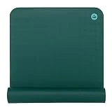 Bodhi ECO PRO XL - Esterilla de yoga (100% caucho natural, extralarga, extremadamente antideslizante, ecológica, para yoga y pilates, ideal para yoga dinámico, 200 x 60 x 0,4 cm), color verde