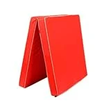 Esterillas de yoga: esteras de esponja plegables con asa, portátiles para educación física, entrenamiento y uso estudiantil - Diseño de tela Oxford de 15 cm de grosor 60x120x5cm