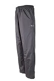 Acme Projects Pantalones Impermeables, 100% Impermeables, Transpirables, Costura sellada, 10000 mm/3000 g (Hombre, Mediano) Negro