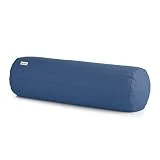 basaho Bolster Yoga | Algodón Orgánico | Cáscara de Trigo Sarraceno | Funda Extraíble Lavable (Azul Empolvado)