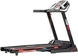 Cinta de Correr y Andar Plegable Motor 3 CV- 15 Niveles de Inclinación - MP3 - USB - Velocidad 18 km/h, Pantalla LCD con 12 perfiles de Intensidad, Sistema de amortiguación, Plegado hidraulico