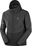 Salomon Agile FZ, Cortavientos para Hombre con Capucha, Perfecto para Correr y Senderismo