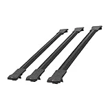 Apline Compatible con Ford Transit Tourneo - Custom 2012-2022 Barras de Techo Fly Modelo Portaequipajes Barras Transversales 3 Barras Negro