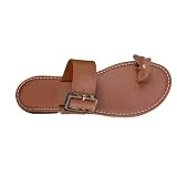 Sandalias para mujer Diapositivas de cuero con puntera abierta, sandalias vintage con mariposas,zapatos con cordones,1-Brown,40.5
