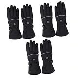 Unomor 3 Pares De Guantes Aislados para Calentar Las Manos Guantes De Invierno Guantes Térmicos para Deportes De Esquí Guantes De Esquí Guantes Térmicos De Invierno Calentadores De