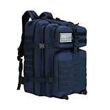 REEBOW GEAR Mochila táctica de 45L, Mochila Militar, Mochila de Asalto Grande para Senderismo al Aire Libre, Camping, Senderismo, Caza,Red