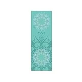 DieffematicYJD Esterilla Yoga 185x6 3cm Yoga portátil deportes impreso toallas de estera de secado rápido Absorción de sudor antideslizante Cojín de resbalón Fitness Pilates Toalla Manta (Color : D)
