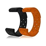 LIVLOV V11 Correa de Repuesto para Brazo Compatible con Polar OH1, Magene, iGPSPORT, MYZONE MZ-Switch, Scosche Rhythm+ Pulsómetro, Pulsera Impermeable Ajustable de 25mm para Garmin Smartwatch
