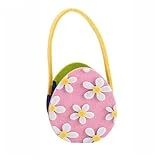 Bolsa de regalo de Pascua creativa para fiesta de conejo, bolsa de regalo para decoración del hogar, papel de regalo arcoíris