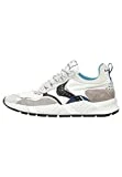 VOILE BLANCHE CLUB18.-Zapatillas de Ante y Tejido técnico-Blanco Blanco-Negro 43