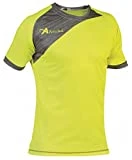 ASIOKA 181/17 Camiseta Deportiva Adulto, Camiseta de Deporte Unisex, Camiseta técnica Manga Corta, Color Amarillo Medio, L
