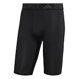 adidas Hombre Techfit Mallas, Black, L