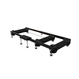 L.BAN Entrenador de Bicicleta de Interior Cuadro de Entrenamiento de Bicicleta basculante Plataforma de equitación con Rodillo Interior Estante de Entrenamiento de Entrenamiento físico