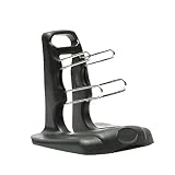 Soporte de Ejercicio con Mancuernas para Gimnasio, Torre de Peso portátil para el, Equipo de Fitness y Yoga para el 3 Mejores Guantes Gimnasio (Black, One Size)