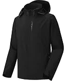 SwissWell Chaqueta Cortaviento para Hombre Chaqueta Cortaviento Impermeable Chaqueta Tormenta Chaqueta Casual Outdoor Chaqueta Funcional