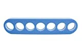Leisis 0101028 Conector macarrones balsa, Azul, Talla Única