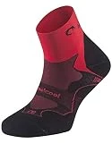 Lurbel DESAFIO - Calcetines, Unisex, Negro/Rojo, talla L (43-46)