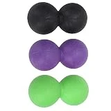 Bola de Masaje de Yoga con Forma de maní Bola de Ejercicio de Yoga de Silicona Bola de Masaje Portátil para Relajación de Músculos Fitness Fascia de Cuerpo Juego de Bolas de