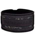 BLUEGORILLA Cinturón Lumbar Gym. Levantamiento de Pesas y Entrenamiento. Sentadillas, Peso Muerto, zancadas, Powerlifting,Crossfit y Fitness. Parches. Diseñado para Altas Cargas. (S, Verde/Negro)