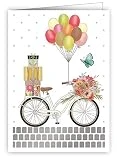 Quire Mini Card Globo Bicicleta