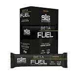 Science in Sport Beta Fuel Dual Source Energy Chews, Barras energéticas veganas, Sabor a naranja, 46 gr de carbohidratos, Barra de 60 gr, pack de 6