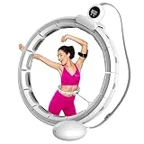 Hula Hoop Fitness con peso - Hula hoop fitness mujer para tonificar y perder peso barriga glúteos y piernas - Aros de fitness hula hoop con masaje magnético - Smart hula hoop -Aro deportivo Silencioso