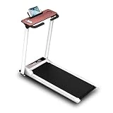 Velocidad Ajustable Cinta Correr EléCtrica Plegable MultifuncióN Motorizada PortáTil con Soporte de Tabla Madera Inteligente Cinta Correr eléctrico para La Hogar Oficina