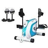 KOHARA Bicicleta estática con Pedal para Ejercicio, Entrenamiento Cardiovascular con Brazo y Pierna, rehabilitación de Resistencia Ajustable, Mini Bicicleta estática estática para el ho