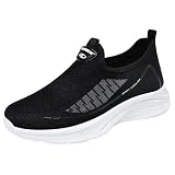 Zapatillas de correr para mujer, informales, ligeras, elegantes, deportivas, para mujer, clásicas, para correr gratis, zapatillas y zapatillas deportivas para mujer, moda para correr, Negro , 40 EU