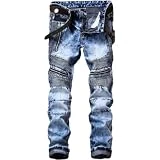 Pantalones Vaqueros para Hombre, Pantalones Vaqueros Rectos Informales Bonitos Retro a la Moda, Pantalones Vaqueros Informales de Moda Urbana Europea y Americana 30