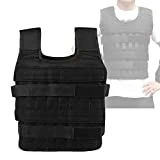 Chaleco lastrado con peso chaleco Weight Vest para 10 kg, entrenamiento de fuerza y resistencia pesados metálicos extraíbles