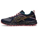ASICS Zapatillas Torrance Trail Running Mujer, Metrópolis/Citrus, 41.5 EU