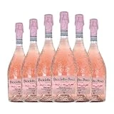 Family Owned Bicicletas y Peces Rose Seco Prosecco 75 cl Espumoso rosado (Caja de 6 Botellas de 75 cl)
